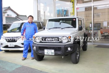 新型ジムニーシエラご納車です！／豊田市 Ｔ様